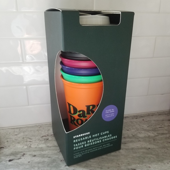 Starbucks Halloween Reusable Glow in the Dark cups - Picture 8 of 10